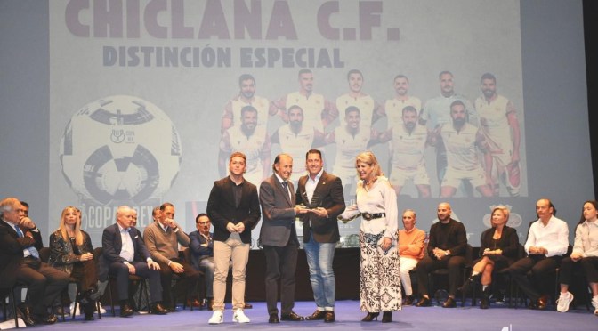 El Chiclana C.F.. galardonado en la Gala del Deporte 2024