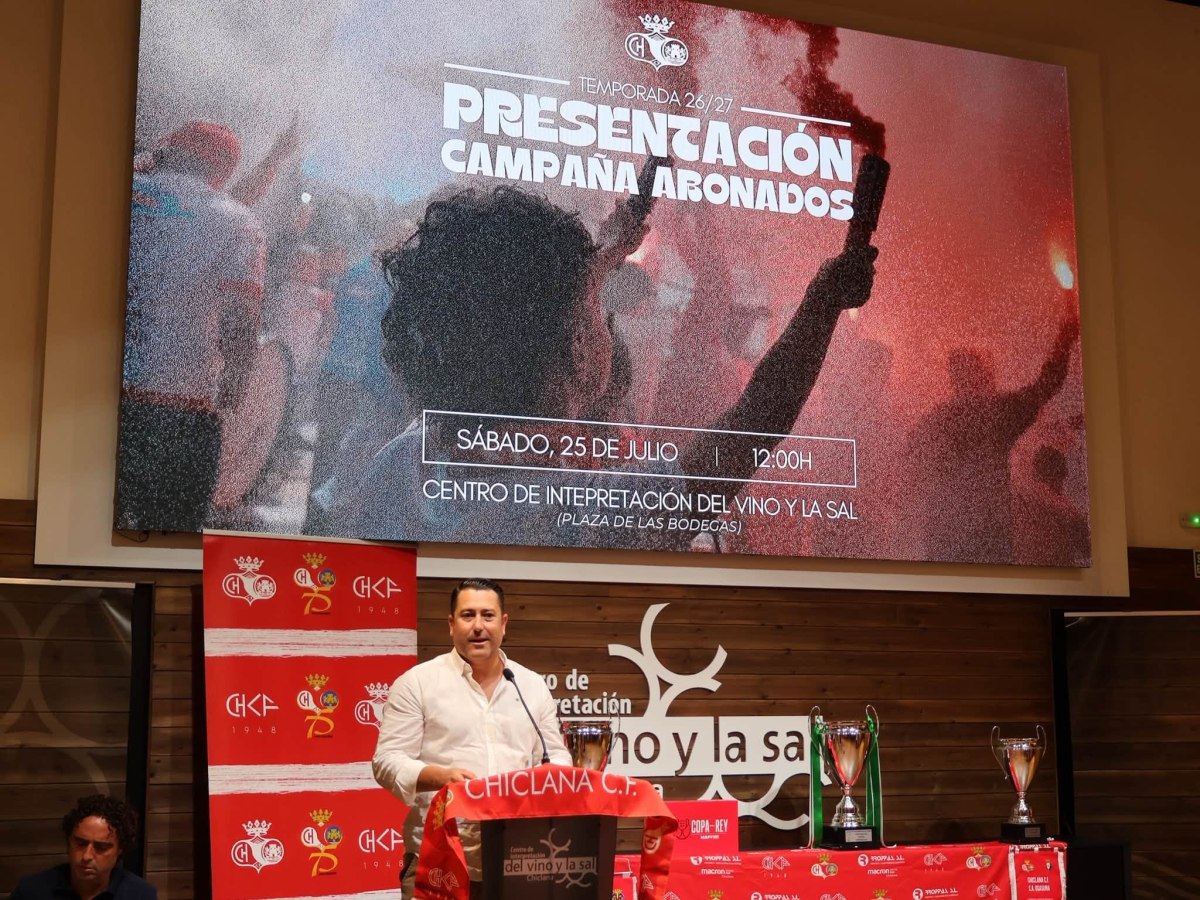 El Chiclana C.F. presenta su Campaña de Abonados 26/27: «Lo mejor está por vivir»
